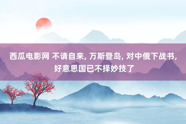 西瓜电影网 不请自来， 万斯登岛， 对中俄下战书， 好意思国已不择妙技了